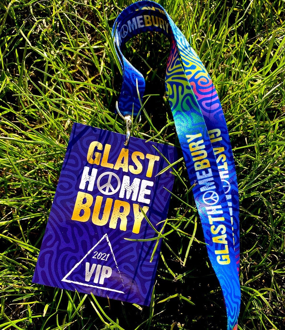 GLASTHOMEBURY Festival VIP Lanyards - Homefest Lockdown Festival Part…