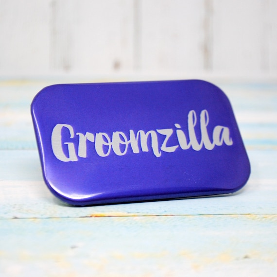 Groomzilla Stag Party Badge - Groom Zilla Wedding Stag Do Pin Button Badge ~ Groom to be
