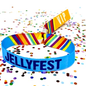Personalised Fabric Wristbands - Custom Party Event Wristbands - Custom Fabric Wristbands - Festival Party Wristband
