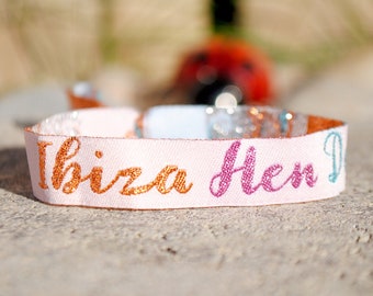 Ibiza Hen Do Party Wristbands - Hen Party Wristband Favours - Ibiza Hen Bachelorette Party - Bachelorette Party Favours