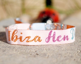 Ibiza Hen Do Party Wristbands Hen Party Wristband Favours