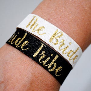 Bride Tribe Hen Party Wristbands / Bracelet favours Hen Do Wristband Bachelorette Party Favours Hen Accessories image 4
