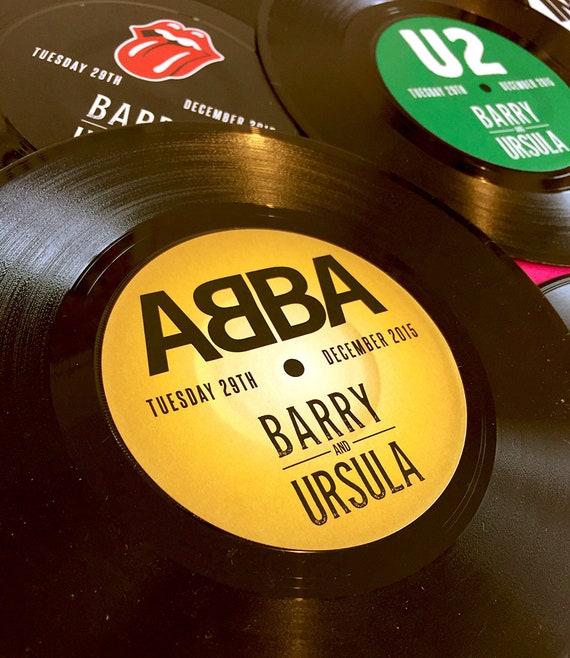 Vinyl 7 Record Wedding Centre Piece Table Numbers Etsy