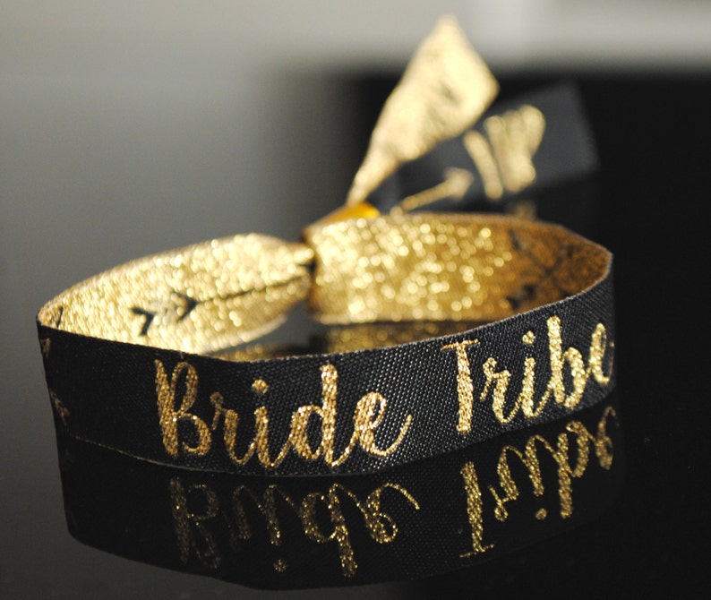 Bride Tribe Hen Party Wristbands / Bracelet favours Hen Do Wristband Bachelorette Party Favours Hen Accessories image 2