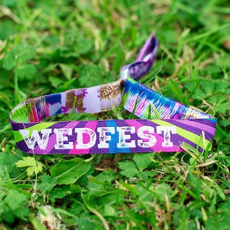 Pulseras de tela personalizadas para eventos, banda de fiesta de festival,  pulseras de fiesta de cumpleaños, aniversario, despedida de soltero, fiesta  de bodas -  México