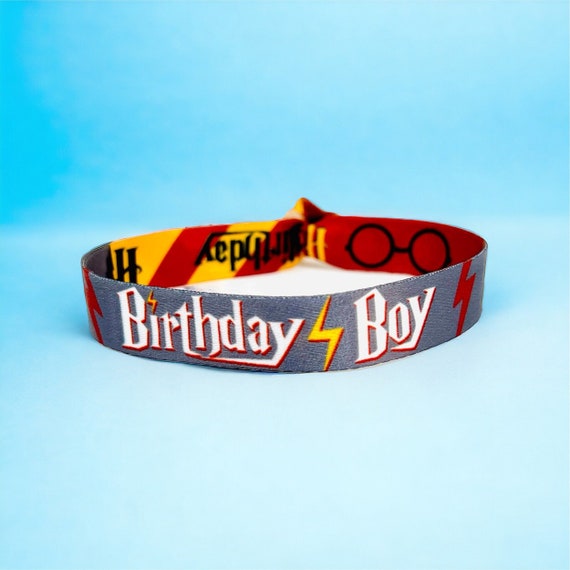 Birthday Boy Party Wristbands Accessories ~ Witches & Wizards Birthday Party Favours ~ Harry Birthday Party accessories