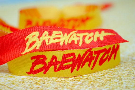 Baywatch Baewatch Life guard Fancy Dress Party Wristbands ~ Baywatch Hen Party