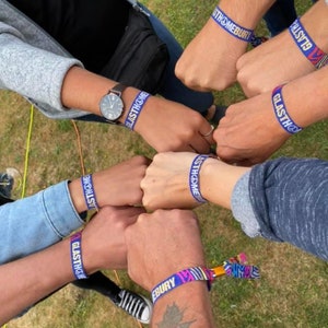 GLASTHOMEBURY Festival Themed Party at Home Wristbands HOME FEST Festival at Home Party Wristbands home festival image 9