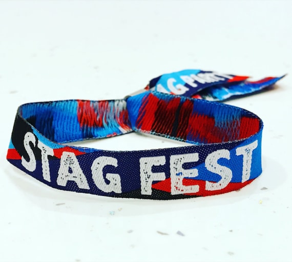 STAGFEST Stag Do Party Wristbands | Festival Stag Party Accessories | Stag do Favours | Bachelor Party Ideas wristbands