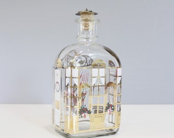 Carafe de Noël en verre Holmegaard Juleflaske 1989