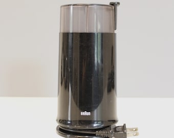 Braun Electric Coffee Grinder Black KSM2 Modernist Minimalist