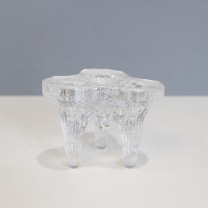 2 verfügbar - Kosta Boda Iglu Glas Eiszapfen Kerzenhalter Goran Warff Mid Century