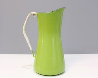 Dansk Kobenstyle Enamel Pitcher Green Jens Quistgaard