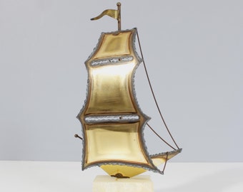 クリアランス ヴィンテージ トーチカット 真鍮 帆船彫刻 ミッド