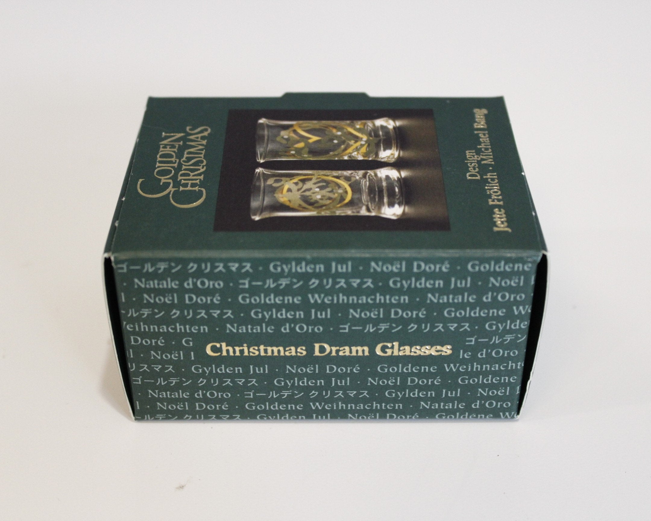 Holmegaard Golden Christmas デキャンタセット 2 Holmegaard Christmas Dram Glasses 2005 Michael Bang
