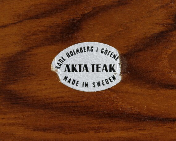 Karl Holmberg Götene AB Sweden Akta Teak Serving Tray Board Karl Holmberg Götene AB Sweden Akta Teak Serving Tray Board