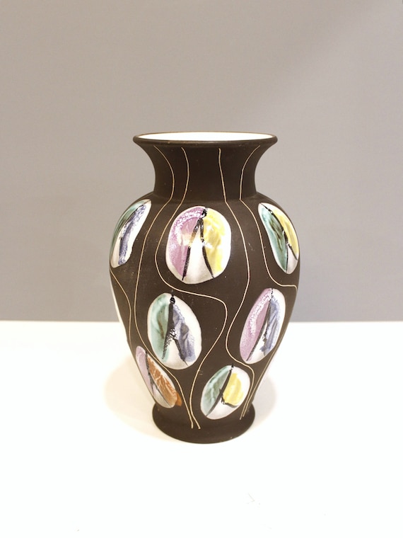 工芸品 Vintage Bay Keramik West German Vase Vintage Bay Keramik Vase: West German Pottery, Mid-century