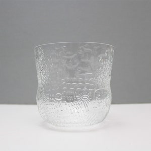 Arabia Finland Fauna Glass Bowl Vase Oiva Toikka Nuutajarvi