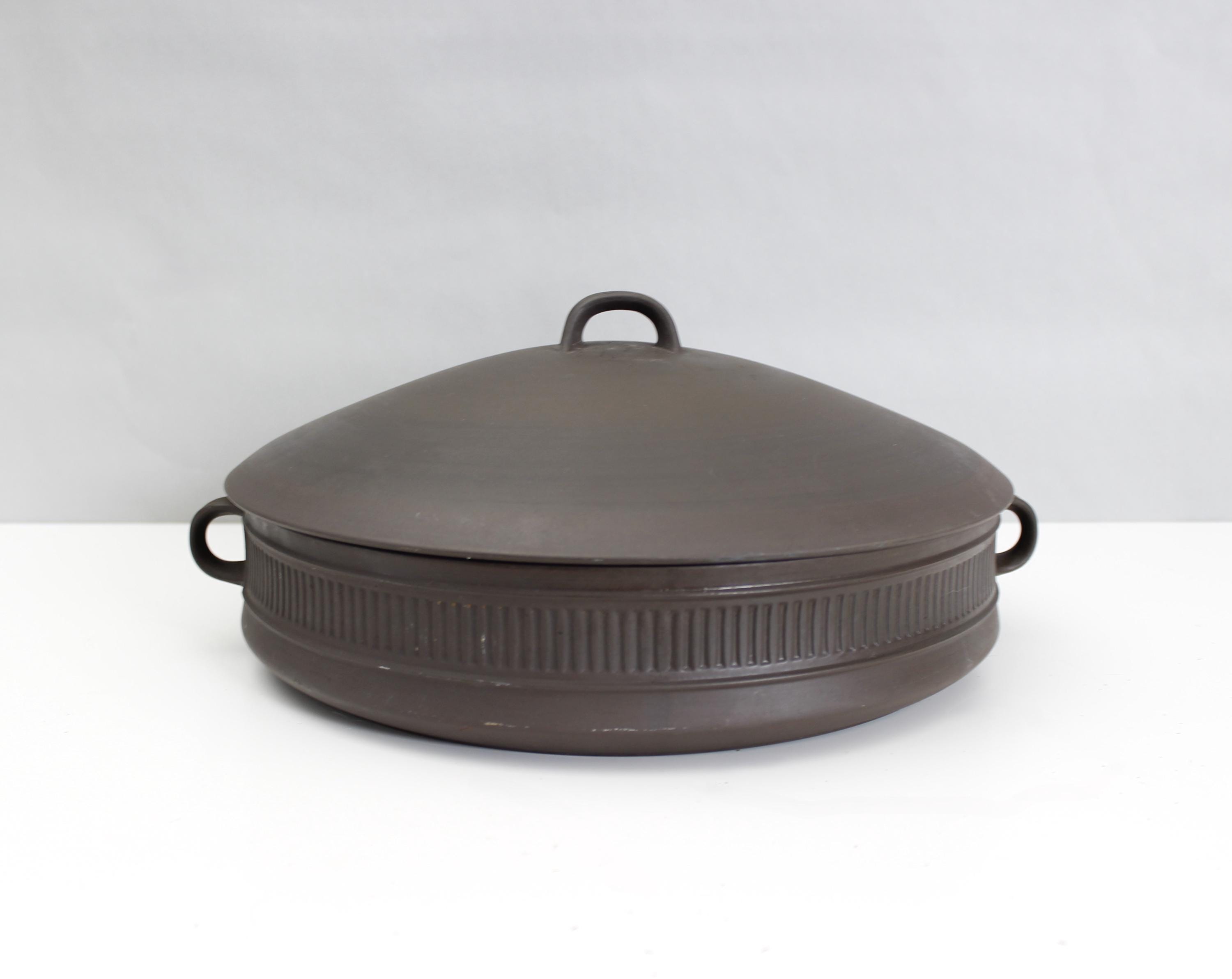 Dansk Flamestone Covered Casserole Baking Dish Beehive Ceramic