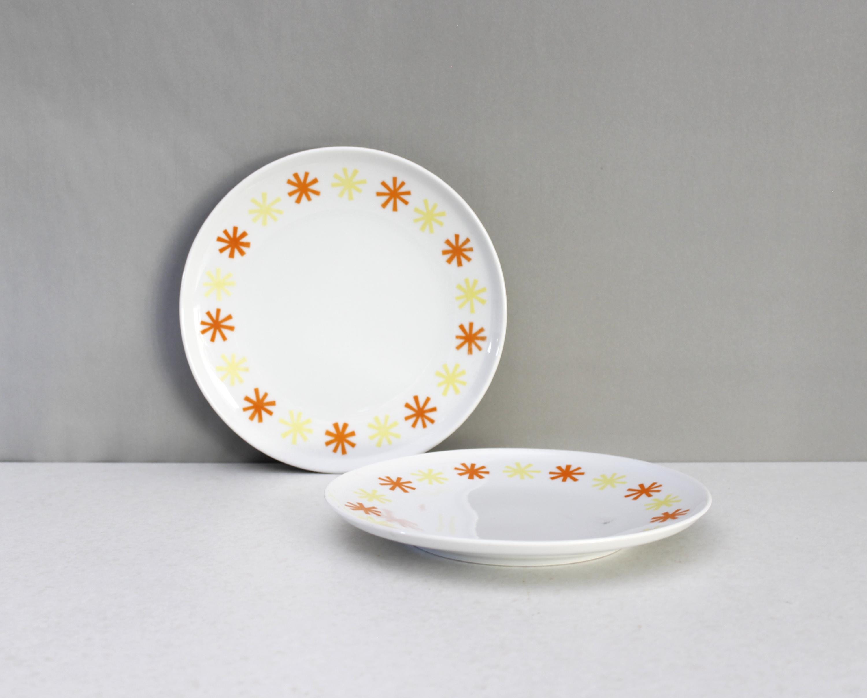 2 Paul Mccobb Contempri Sparkler Salad Plates Jackson
