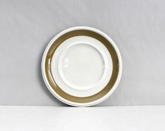 2 Available - Arabia Finland Oliivi Saucer Olga Osol Ulla Procope Olive Green