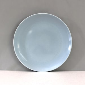 2 Available - Russel Wright Iroquois Casual Dinner Plates Blue Mid Century Modern