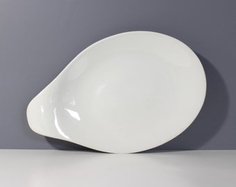 Eva Zeisel for Hallcraft White Serving Platter Mid Century