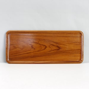 Karl Holmberg Götene AB Schweden Akta Teak Serviertablett Brett Danish Modern