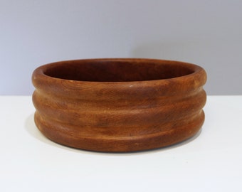 CLEARANCE Large Kalmar Teak Serving Bowl Danish Modern Salad Bowl