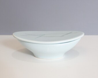 Russel Wright for Knowles Grass Sugar Bowl Mid Century