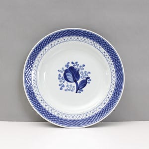 Royal Copenhagen Aluminia Tranquebar Luncheon Plate Blue Mid Century #946
