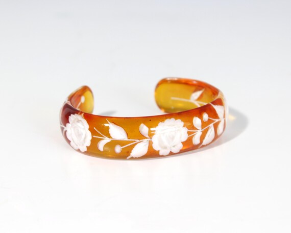 Lucite cuff bracelet sale