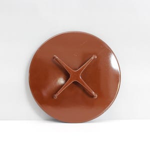 Dansk Kobenstyle Brown Enamel Dutch Oven Lid 8&quot; Jens Quistgaard