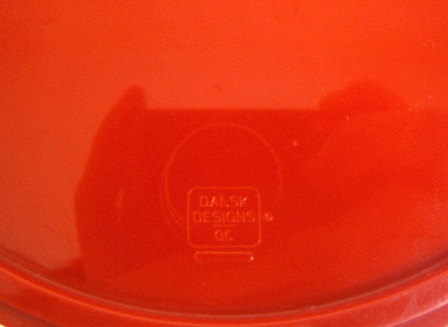 Dnsk Rmed Dansk Red Divided Tray by Gunnar Cyren Pinwheel - Etsy