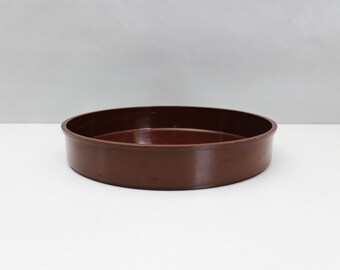 Okrągła taca do serwowania Dansk z melaminy, brązowa Gunnar Cyren