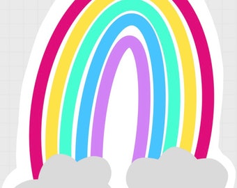 Rainbow sticker