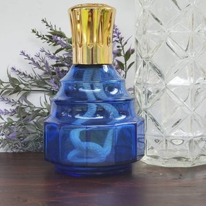 Lampe Berger French Fragrance Lamp Blue Glass Home Fragrance