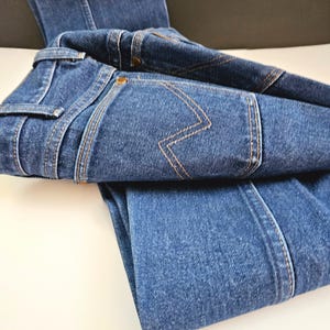 Vintage 80's Men's Wrangler Jeans Cowboy 30 x 36 - Wrangler Rodeo Jeans image 2