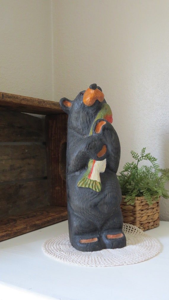 Big Sky Bears By Jeff Fleming Big Sky Carvers Rustic Cabin Etsy