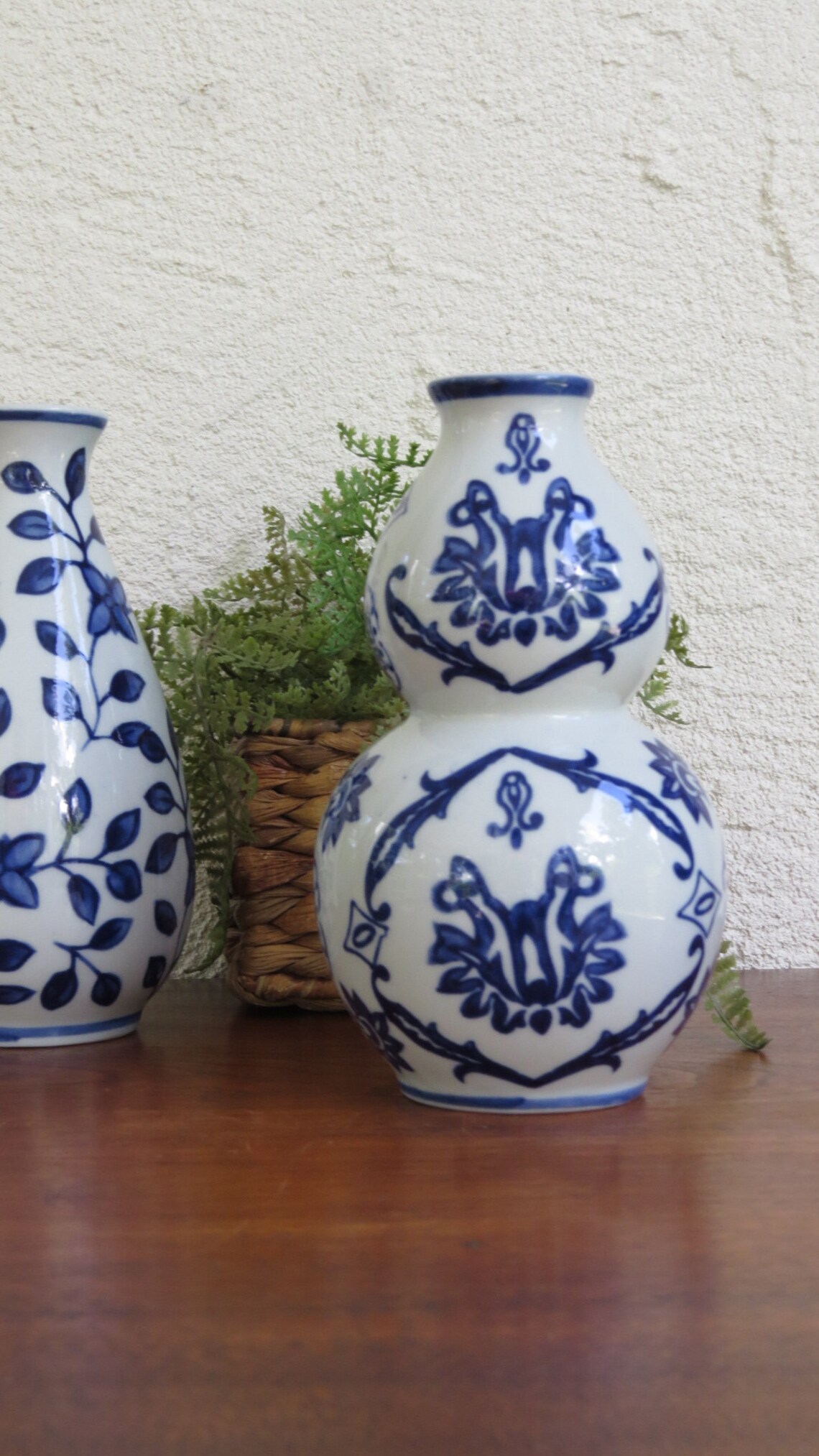 Bombay Company Blue and white vases Blue and white ceramic Etsy