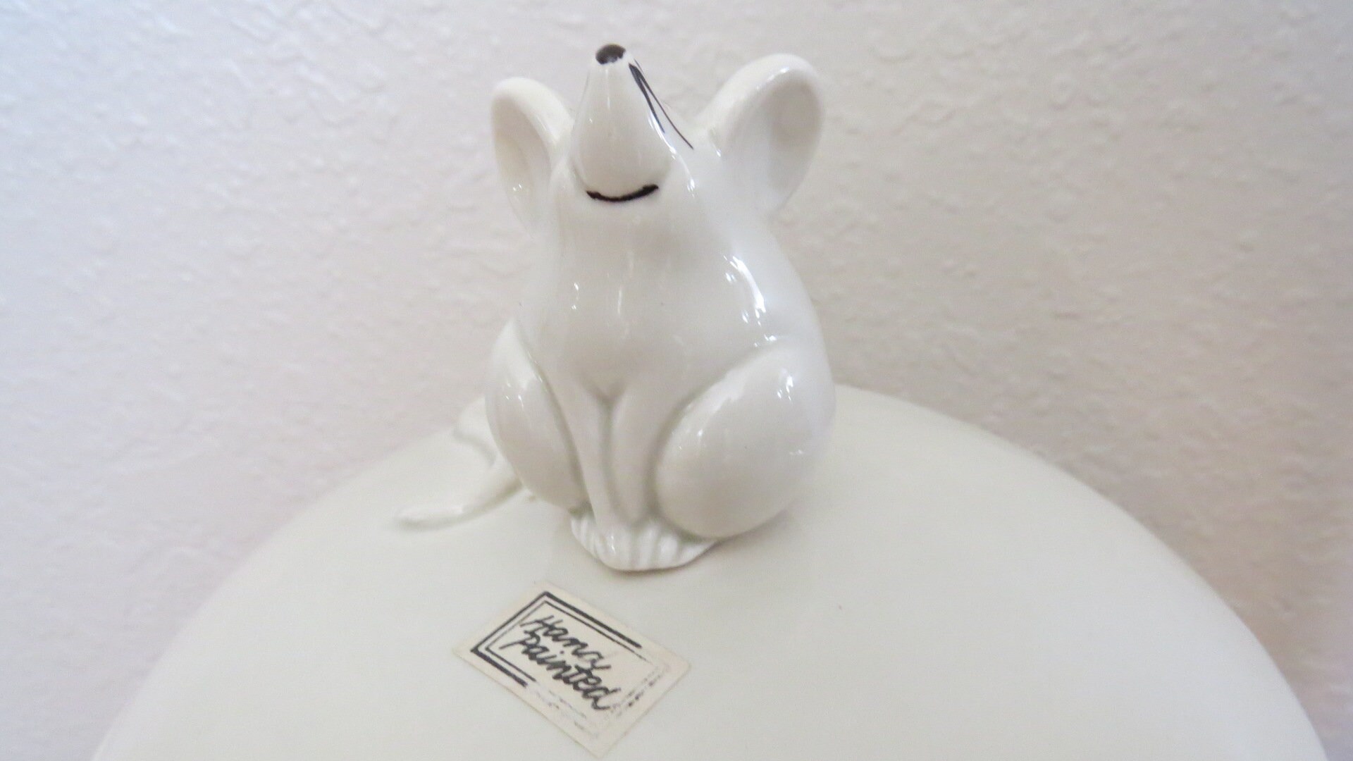 Vintage Fitz and Floyd Fat Cat Mouse Cookie Jar - Whimsical - Etsy