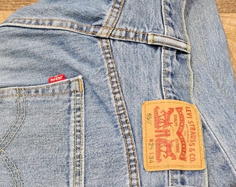 Men's 550 Denim Levis Jeans 29 x 34