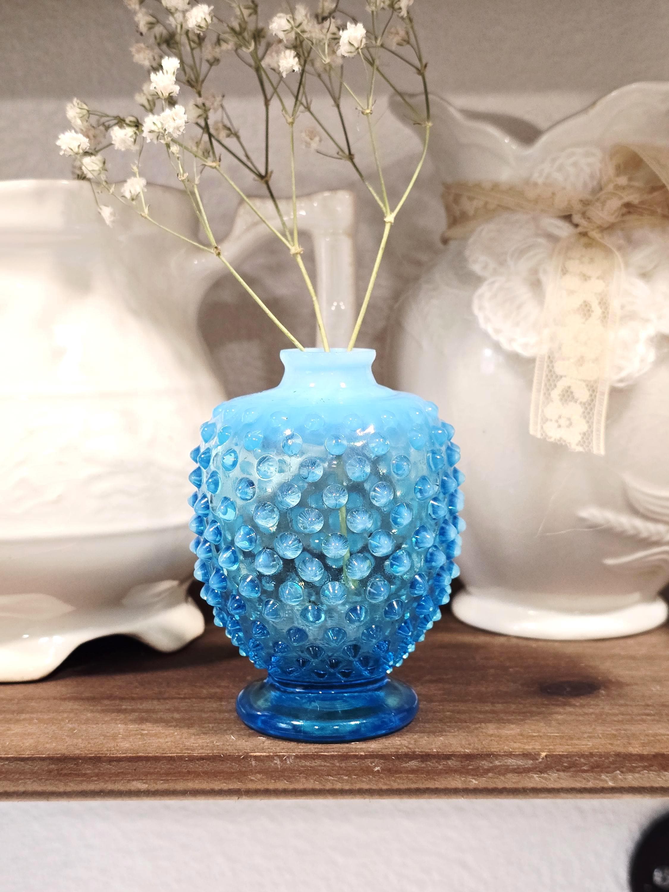 Fenton Blue Opalescent - Etsy