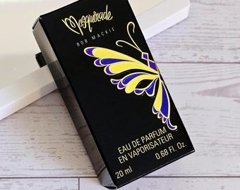 Vintage BOB Mackie Masquerade Eau de Parfum Spray .68 oz - Bob Mackie Perfume Discontinued
