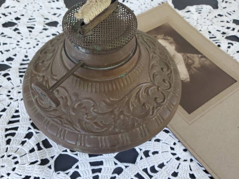 Antique 1800's Copper Oil Lamp Victorian Climax Oil Lamp Etsy