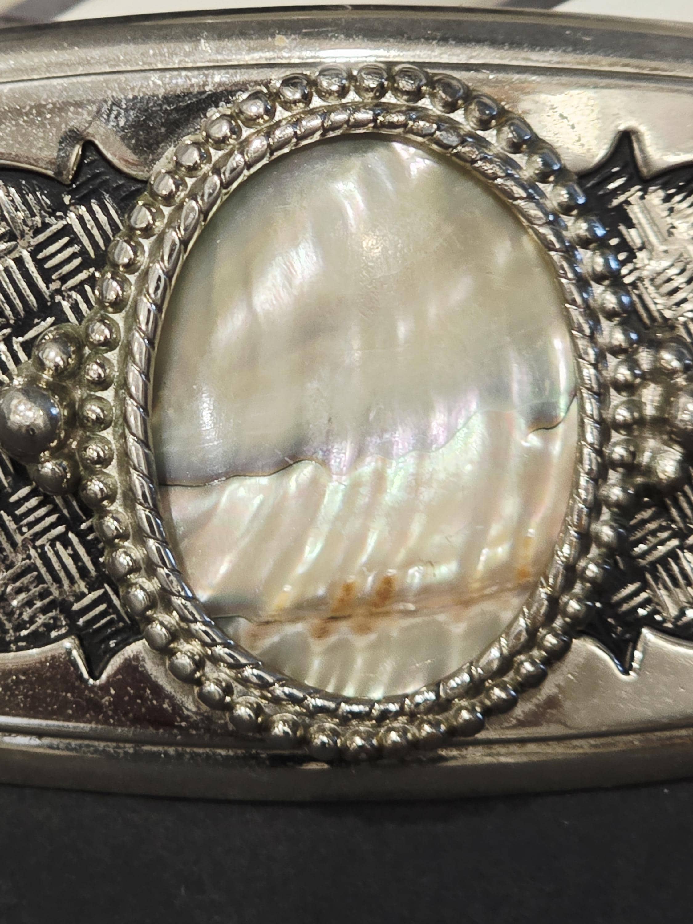 Abalone Belt Buckle - Etsy display picture 2