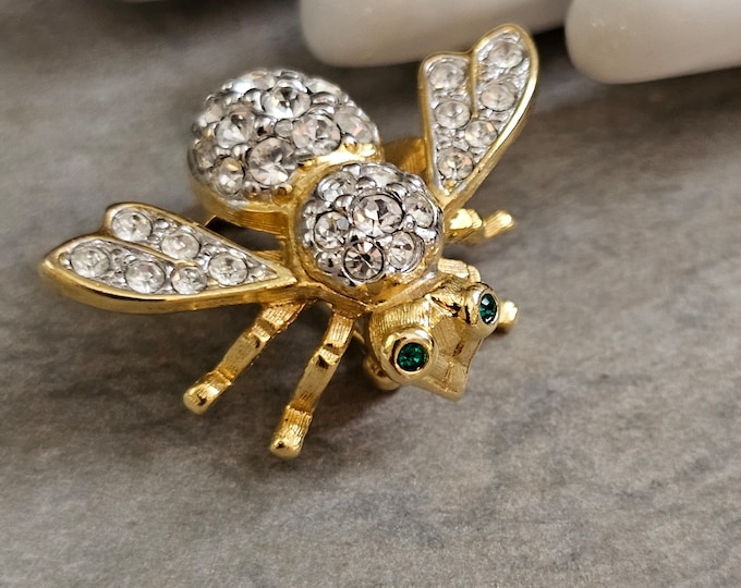 Joan Rivers lily of the Valley Bee Pin - Etsy