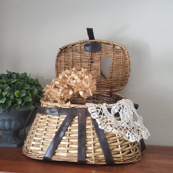 Fishing Basket Etsy