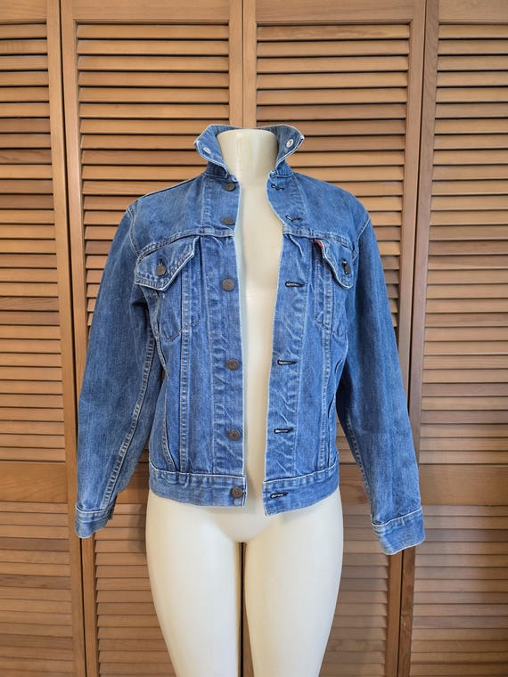 Vintage Levis Big E Denim Jacket USA Levi Strauss Trucker Jacket Type 3 1970's