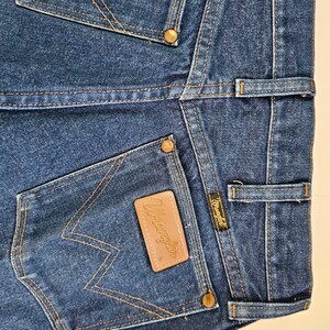 Vintage 80's Men's Wrangler Jeans Cowboy 30 x 36 - Wrangler Rodeo Jeans image 4